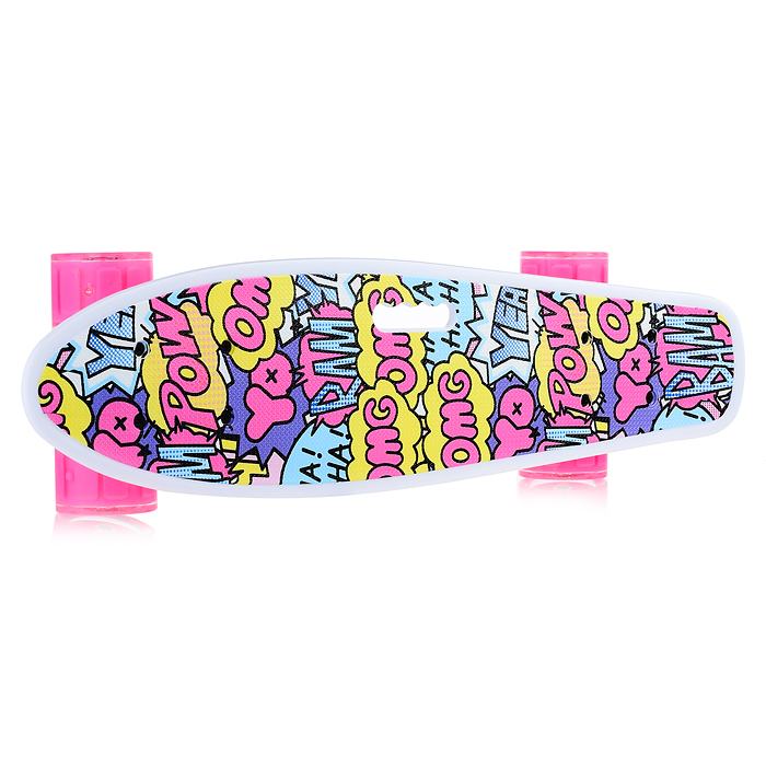 Скейт детский 3142-58, 55 см, колесо PU со светом 