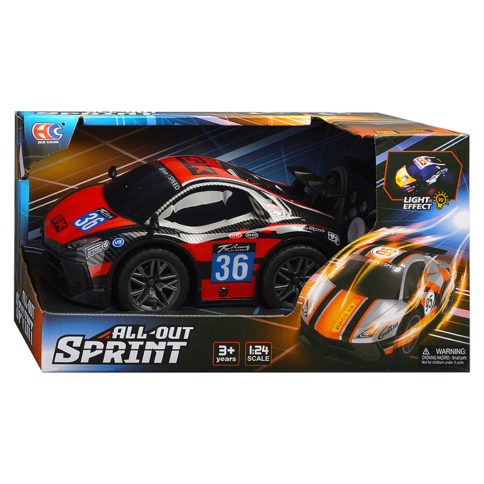 Машина L2401-3 "Гонка" р/у, 27 MHz, в коробке