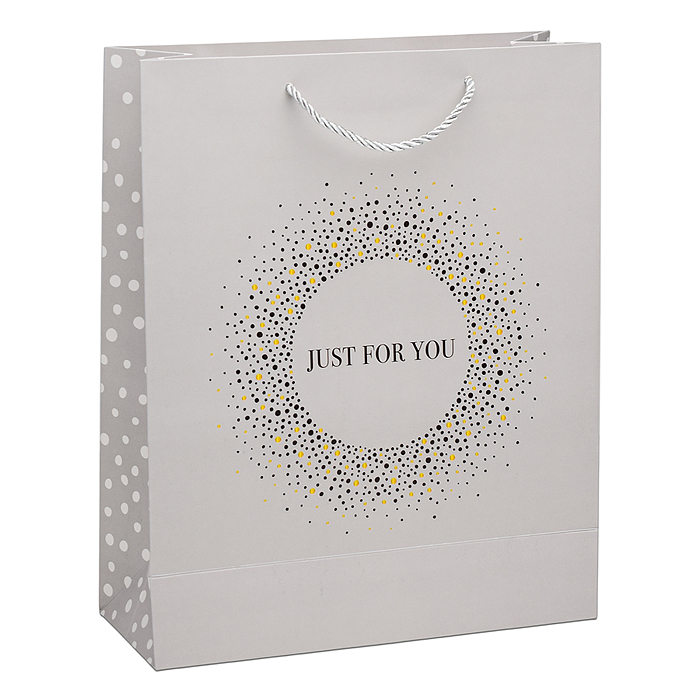 Фото к товару Пакет подарочный 00-6349 "Just for you" 26х10х32 см Пакет подарочный 00-6349 "Just for you" 26х10х32 см