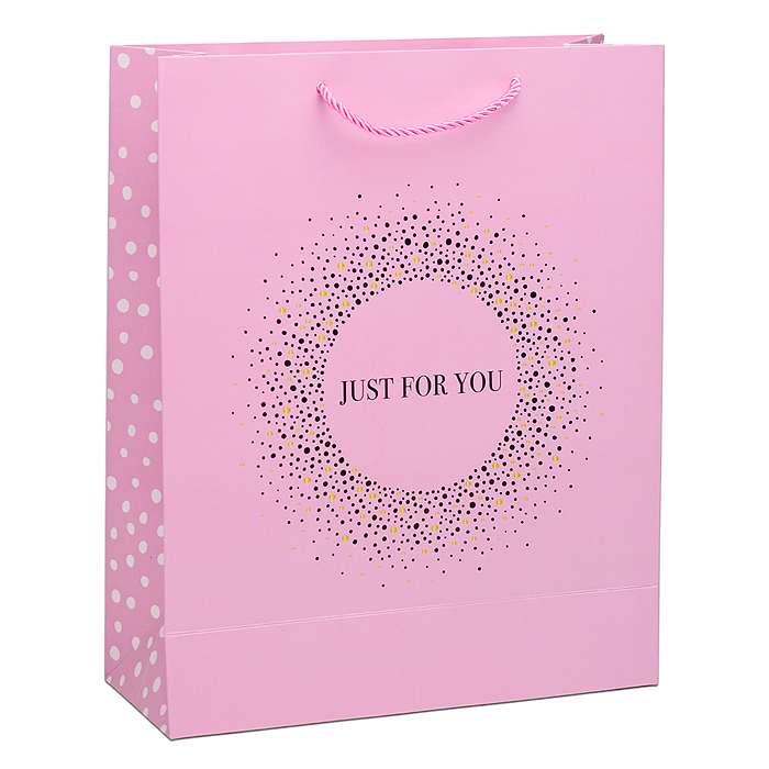Фото к товару Пакет подарочный 00-6349 "Just for you" 26х10х32 см Пакет подарочный 00-6349 "Just for you" 26х10х32 см
