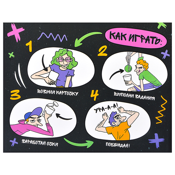 Игра настольная "Весёлый замес" 12+ (черн)