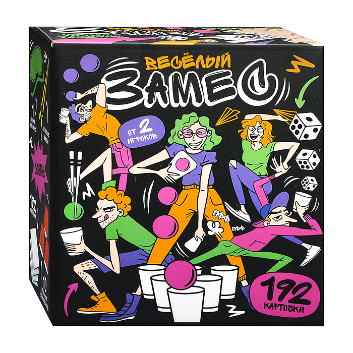 Игра настольная "Весёлый замес" 12+ (черн)