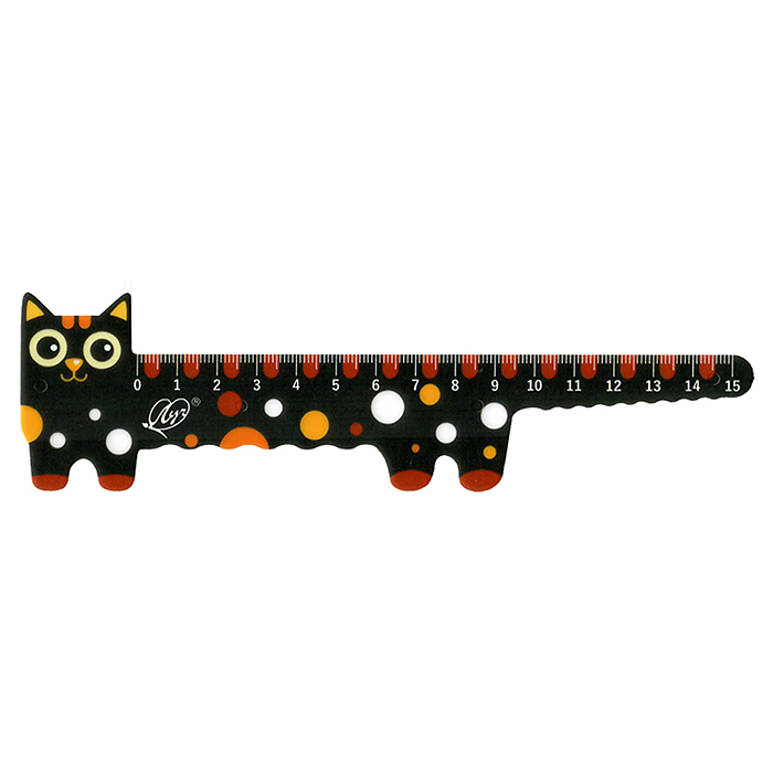 Линейка фигурная "Кот" Линейка фигурная "Кот"