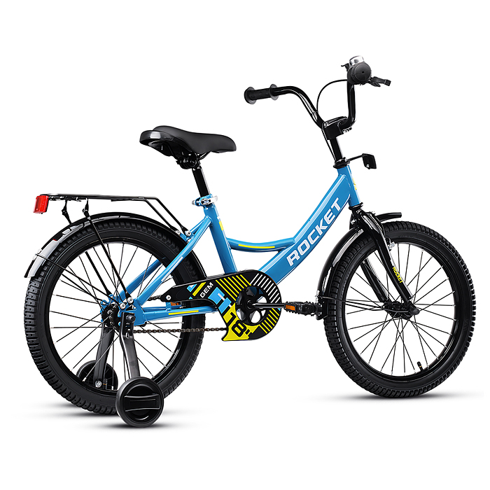 Велосипед 18" Rocket Gem, цвет голубой