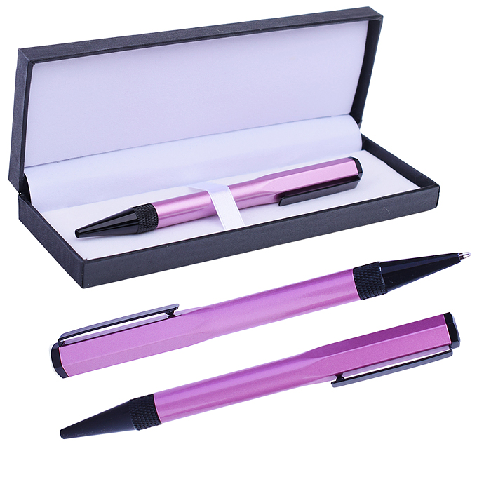 Фото к товару Ручка шариковая с поворотным механизмом SHOT PU, синяя, пулевидный пиш.узел 0,7 мм, корпус металличе Ручка шариковая с поворотным механизмом SHOT PU, синяя, пулевидный пиш.узел 0,7 мм, корпус металличе