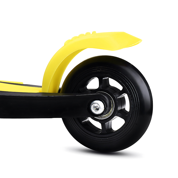 Самокат трёхколёсный R0205 ROCKET колёса PU, цвет желтый