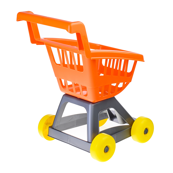 Тележка для супермаркета с продуктами
