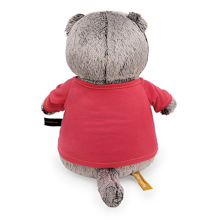 Фото к товару Кот Басик в лонгсливе с принтом "Супер кот" Кот Басик в лонгсливе с принтом "Супер кот"