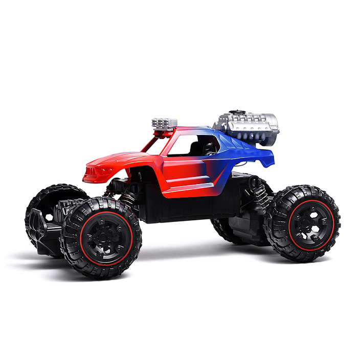 Машина BT0057-2 "Багги. Мощный заезд" дым  р/у, 27 MHz, в коробке