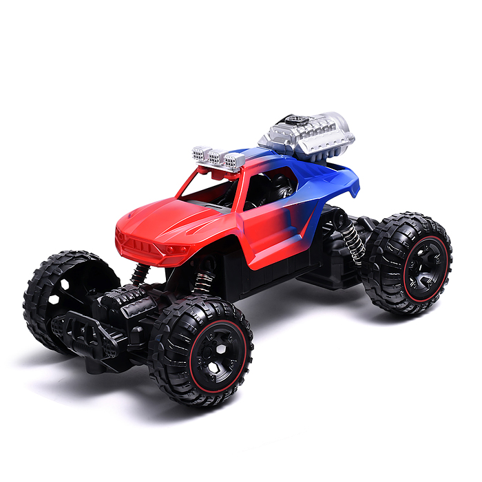 Машина BT0057-2 "Багги. Мощный заезд" дым  р/у, 27 MHz, в коробке