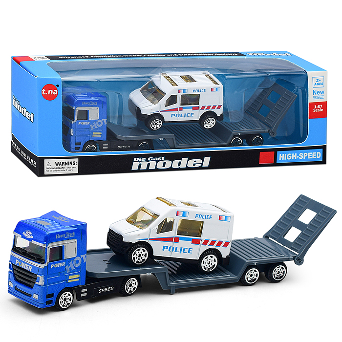 Автовоз TN-1066-3 "Перевозчик служебных машин" в коробке