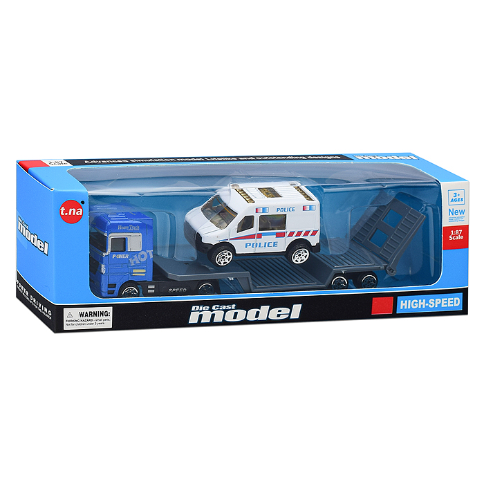 Автовоз TN-1066-3 "Перевозчик служебных машин" в коробке