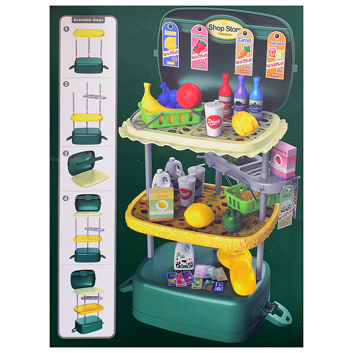 Игровой набор 25741 "Продукты" в чемодане