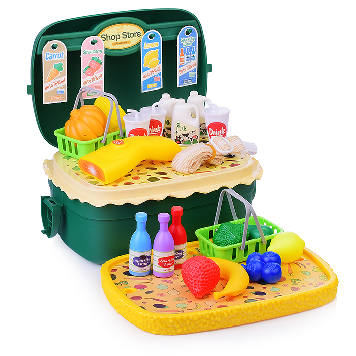 Игровой набор 25741 "Продукты" в чемодане
