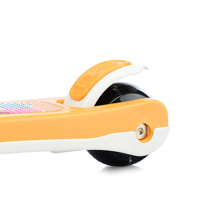 Самокат U066857Y 3-х кол., PU, желтый