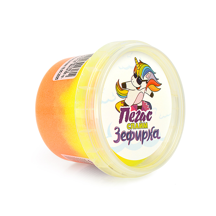 Фото к товару Слайм Зефирка, 100 гр., два цвета: оранжевый и желтый Слайм Зефирка, 100 гр., два цвета: оранжевый и желтый
