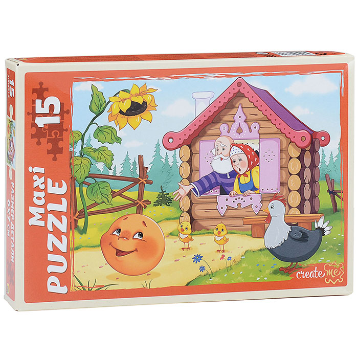 Макси-пазлы 15 "Колобок" Макси-пазлы 15 "Колобок"