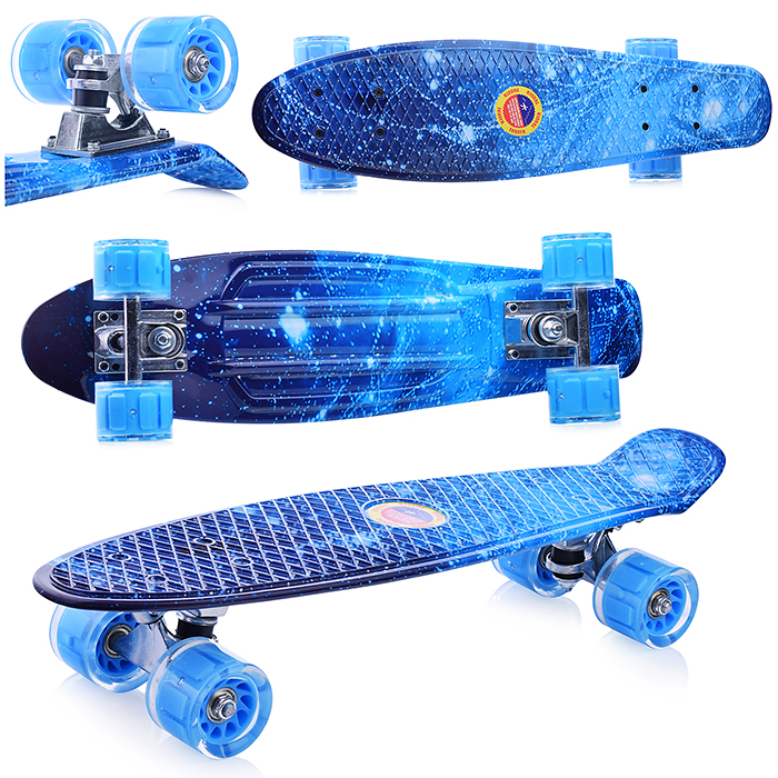 Фото к товару Скейт детский 3142SY-2, 55 см, колесо PU со светом Скейт детский 3142SY-2, 55 см, колесо PU со светом