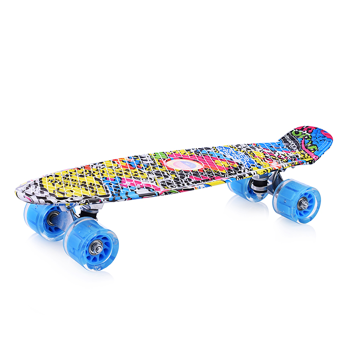 Фото к товару Скейт детский 3142SY-2, 55 см, колесо PU со светом Скейт детский 3142SY-2, 55 см, колесо PU со светом