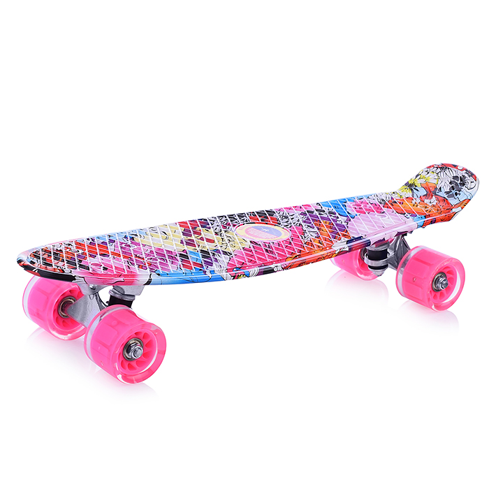 Фото к товару Скейт детский 3142SY-2, 55 см, колесо PU со светом Скейт детский 3142SY-2, 55 см, колесо PU со светом