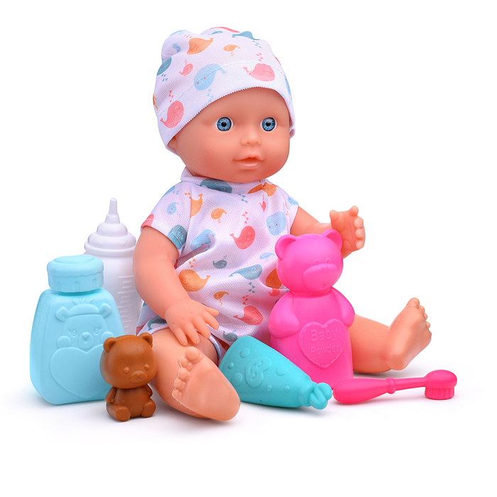 Пупс с аксессуарами YL2425J-C "Алёнка" в коробке