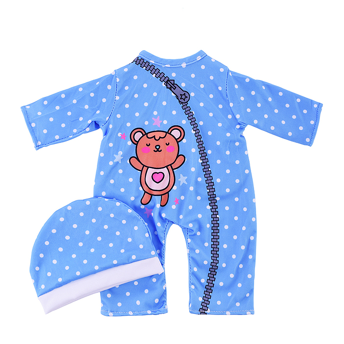 Фото к товару Одежда для пупса YLC43O "Милый мишка" 16см., в пакете Одежда для пупса YLC43O "Милый мишка" 16см., в пакете