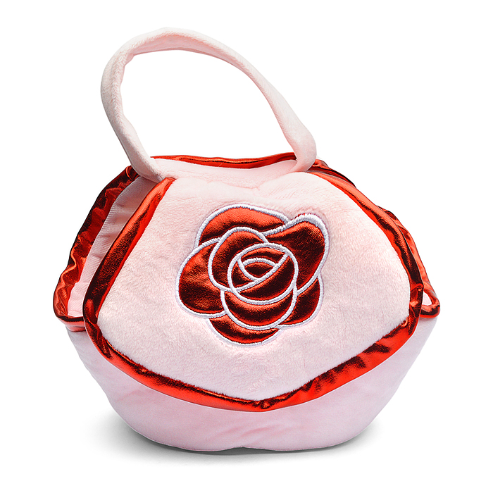 Щенок 17см в сумочке Розочка