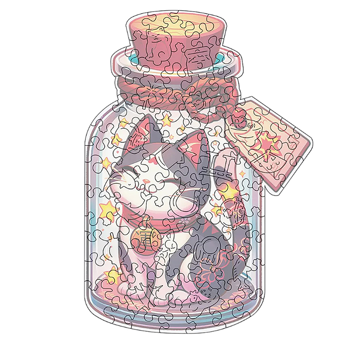 Фото к товару Пазл фигурный "Манеки Неко" Пазл фигурный "Манеки Неко"