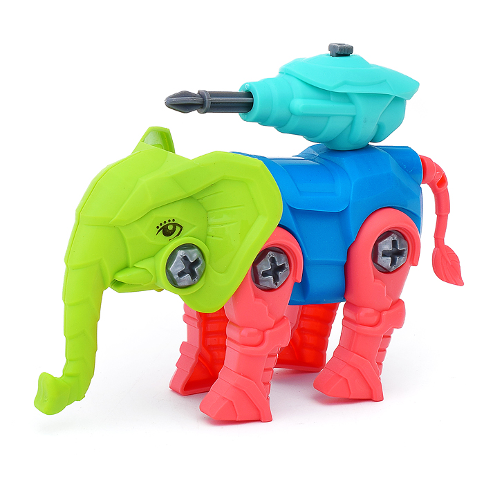 Фото к товару Конструктор 2022-10 "Мир животных" с отверткой, в пакете Конструктор 2022-10 "Мир животных" с отверткой, в пакете