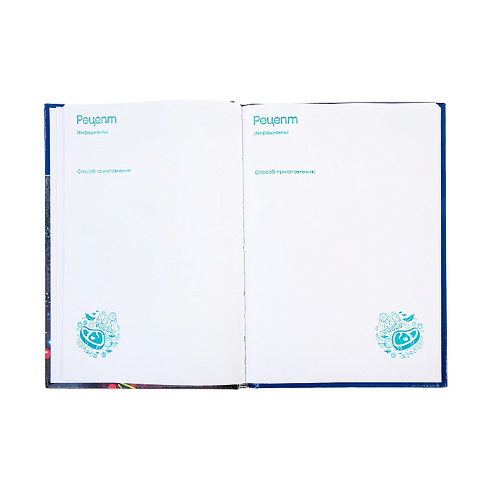 Книга для записи кулинарных рецептов 80л А5ф "Вкусные шедевры"