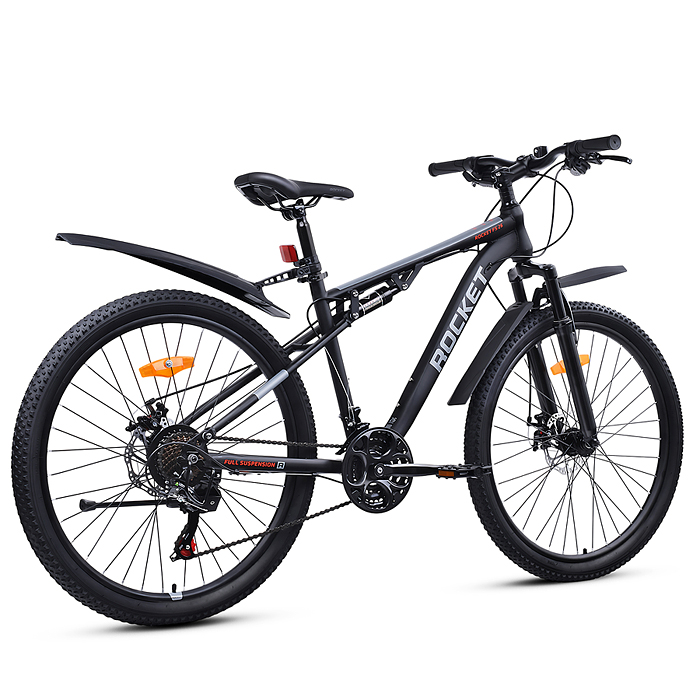 Велосипед 26" Rocket FS, цвет черный, размер 19"