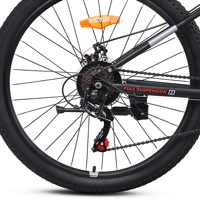 Велосипед 26" Rocket FS, цвет черный, размер 19"
