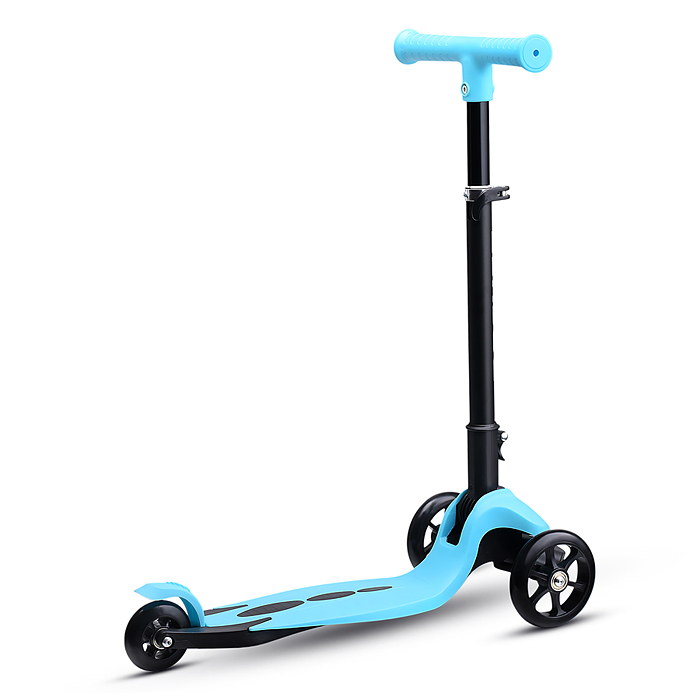 Самокат трёхколёсный R0205 ROCKET колёса PU, цвет бирюзовый