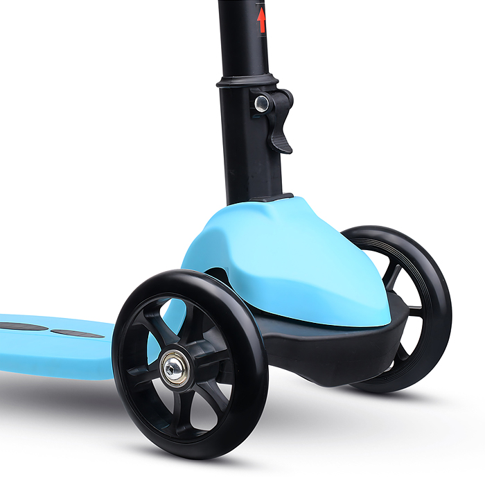 Самокат трёхколёсный R0205 ROCKET колёса PU, цвет бирюзовый