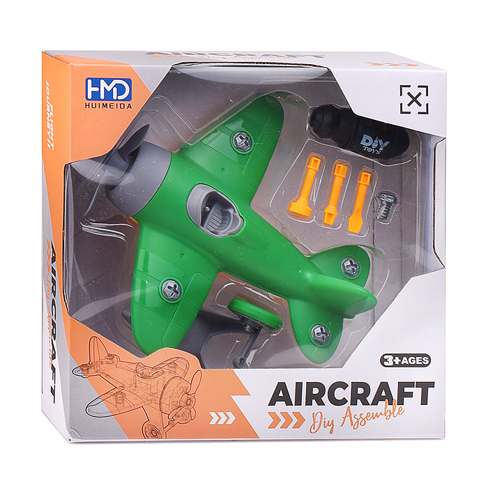 Фото к товару Конструктор HMD199-69 "Самолет планер" с отверткой, в коробке Конструктор HMD199-69 "Самолет планер" с отверткой, в коробке