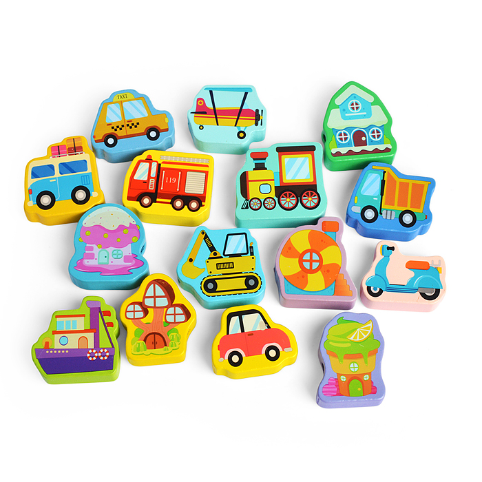 Куб развивающий D1901 "Городской транспорт"