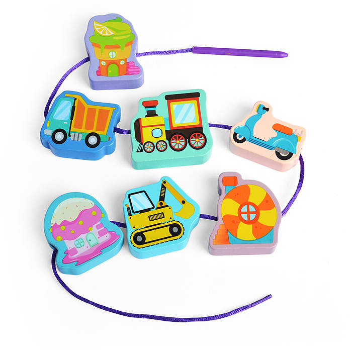 Куб развивающий D1901 "Городской транспорт"