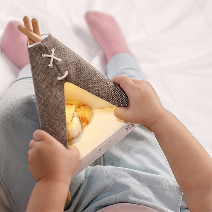 Ночник "Вигвам с котёнком"