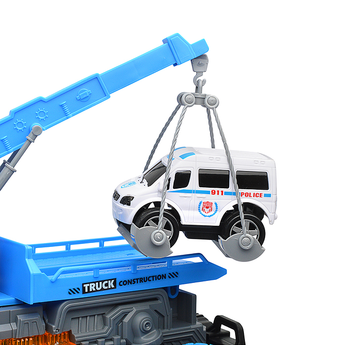 Машина JS106AS "Эвакуатор" 1:16 (свет, звук) в коробке (цвет зеленый)