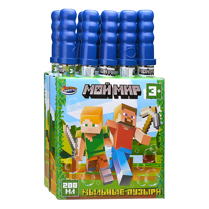 Мыльные пузыри 200 мл, в колбе 38 см, 