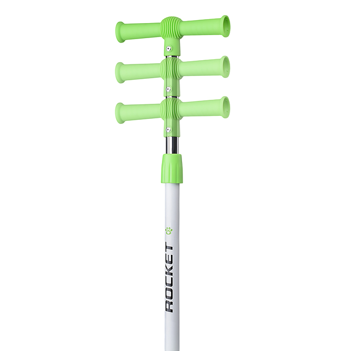 Самокат трёхколёсный R0203 ROCKET колёса световые PU, цвет салатовый