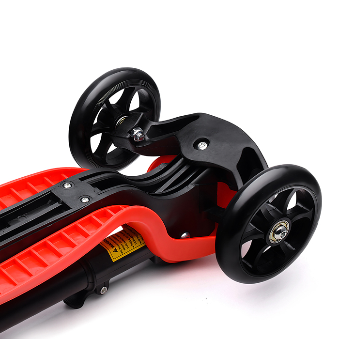 Самокат трёхколёсный R0205 ROCKET колёса PU, цвет красный