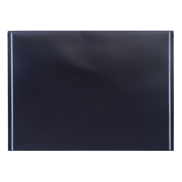 Папка-конверт на кнопке "Anime Girl" A4 (335x235 мм) 300 мкм, тиснение серебристой фольгой,