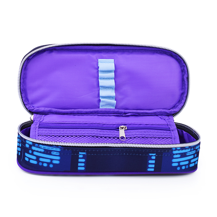 Фото к товару Пенал "City Girl" 21x8x5 см, овальный для 50 предметов, с внутренним органайзером-створкой, Пенал "City Girl" 21x8x5 см, овальный для 50 предметов, с внутренним органайзером-створкой,