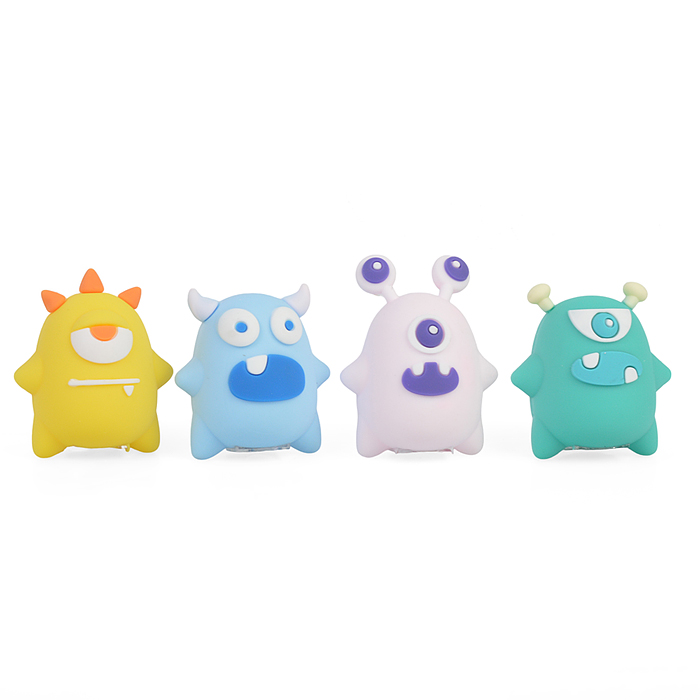 Точилка пластиковая "Монстрик" 4,5 х 4 см. в дисплее