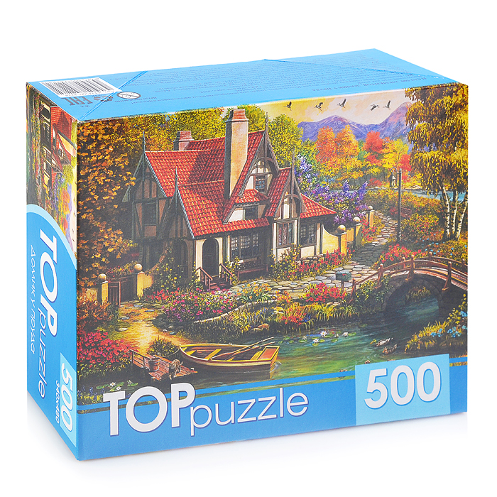 Пазлы 500 TOPpuzzle "Домик у пруда" Пазлы 500 TOPpuzzle "Домик у пруда"