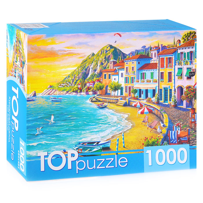 Пазлы 1000 TOPpuzzle "Курортный город на закате" Пазлы 1000 TOPpuzzle "Курортный город на закате"