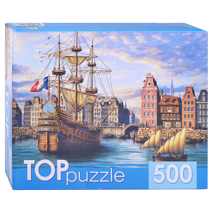 Пазлы 500 TOPpuzzle "Корабли в старом порту" Пазлы 500 TOPpuzzle "Корабли в старом порту"