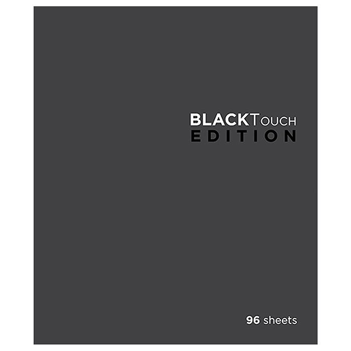 Тетрадь 96л. клетка А5 "БлэкТач" скрепка S, премиум 