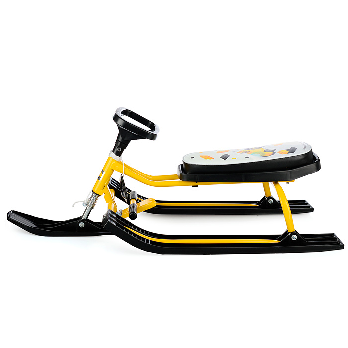 Фото к товару Игрушка Снегокат детский 122 "Toys" классический с рисунком (желтый) Игрушка Снегокат детский 122 "Toys" классический с рисунком (желтый)